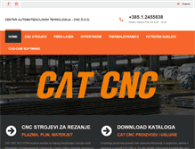 Tablet Screenshot of cat-cnc.com
